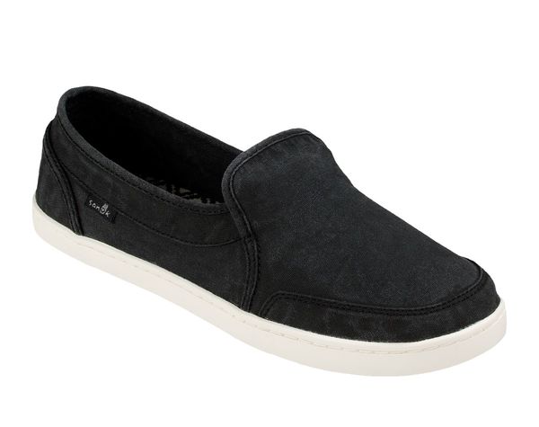 Sanuk Pair O Dice Women's Casual Flats - Washed Black