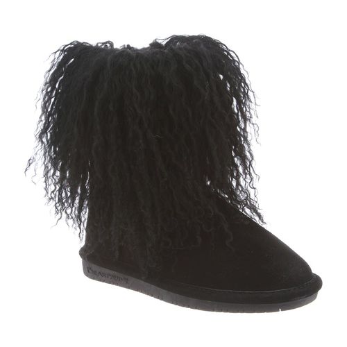 Bearpaw Boo Youth - Kid's Fuzzy Boots - Black