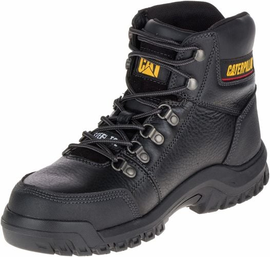 Caterpillar Outline Steel Toe - Black - Men's CAT Work Boots - 35