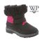 Bearpaw Amanda - Kid's Waterproof Boots - Girls Youth Sizes - 1949Y Black/fuschia zoom