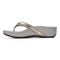 Vionic Pacific High Tide  - Women's Platform Sandal - Pewter - 2 left view