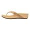 Vionic Pacific High Tide  - Women's Platform Sandal - Gold Cork