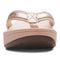 Vionic Pacific High Tide  - Women's Platform Sandal - Rose Gold Metallic - 6 front view