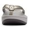 Vionic Pacific High Tide  - Women's Platform Sandal - Pewter - 6 front view