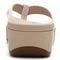 Vionic Pacific High Tide  - Women's Platform Sandal - White - 5 back view