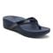 Vionic Pacific High Tide  - Women's Platform Sandal - Navy/Navy