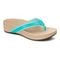 Vionic Pacific High Tide  - Women's Platform Sandal - Ocean Metallic - 1 main view