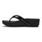 Vionic Pacific High Tide  - Women's Platform Sandal - Black - 2 left view