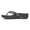 Vionic Pacific High Tide  - Women's Platform Sandal - Black Chevron