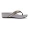 Vionic Pacific High Tide  - Women's Platform Sandal - Pewter - 4 right view