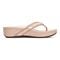 Vionic Pacific High Tide  - Women's Platform Sandal - Rose Gold Metallic - 4 right view