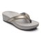 Vionic Pacific High Tide  - Women's Platform Sandal - Pewter - 1 main view