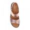 Revere Como Back Strap Leather Sandalsl - Women's - Rose - Overhead