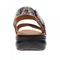 Revere Como Back Strap Sandal - Women's - Silver Safari - Rear