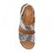 Revere Como Back Strap Sandal - Women's - Silver Safari - Overhead