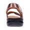 Revere Como Back Strap Leather Sandalsl - Women's - Rose - Rear