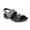 Revere Como Back Strap Leather Sandalsl - Women's - Slate - Angle