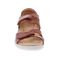 Revere Geneva Closed Heel Leather Sandals - Women's - Cognac - Front