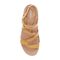 Revere Emerald 3 Strap Leather Sandals New Arrivals - Women's - Mustard - Overhead