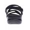 Revere Miami Back Strap Sandal - Women's - Black Lizard - Rear