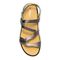 Revere Miami - Women's Adjustable Sandal - Miami Gunmetal top