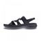 Revere Miami Back Strap Sandal - Women's - Black Lizard - Side 2