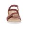 Revere Emerald 3 Strap Leather Sandals New Arrivals - Women's - Cognac - Front