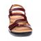 Revere Miami Back Strap Sandal - Women's - Red Croc - Front