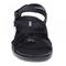 Revere Miami Back Strap Sandal - Women's - Black Lizard - Front