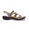 Revere Miami Back Strap Sandal - Women's - Silver Safari - Side