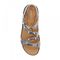 Revere Miami Back Strap Sandal - Women's - Silver Safari - Overhead