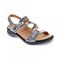 Revere Miami Back Strap Sandal - Women's - Silver Safari - Angle