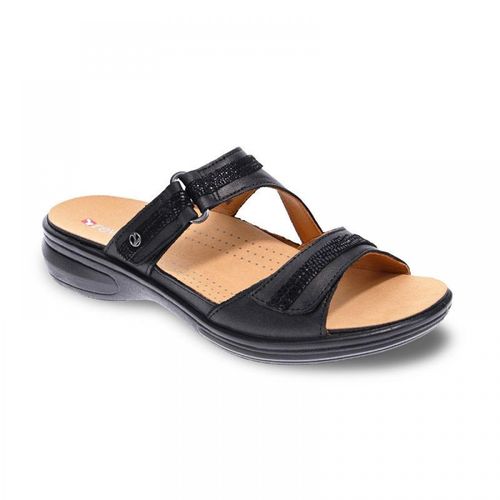 Revere Rio - Women's Adjustable Slide - sandal Onyx/Black Lizard