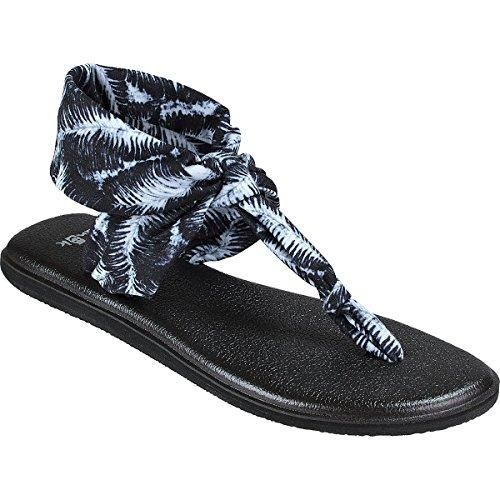 Sanuk 1017884-YOGA SLING ELLA PRINTS - Black Hazy Palms