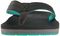 Sanuk Burm Water Friendly Men's Sandal - Dark Charcoal / Sea Green