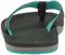 Sanuk Burm Water Friendly Men's Sandal - Dark Charcoal / Sea Green