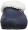 Crocs Blitzen III - Fuzz Lined Clogs for Men/Women - Navy/Oatmeal