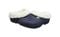 Crocs Blitzen III - Fuzz Lined Clogs for Men/Women - Navy/Oatmeal