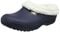 Crocs Blitzen III - Fuzz Lined Clogs for Men/Women - Navy/Oatmeal