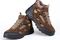 Mt. Emey 9703-L - Men's Outdoor Walking High Top by Apis - Brown Pair / Bottom