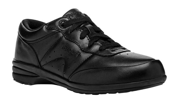 Propet Washable Walker - Women's Casual Orthopedic Shoe - Black Leather