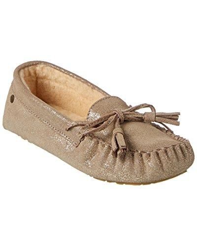 Bearpaw Rosalina - Women's Suede Slipper - 2007W - Pewter Distressed