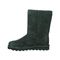 Bearpaw Elle Short - Women's Snow Boot - 1962W  451 - Dark Green - Side View