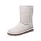 Bearpaw Elle Short - Women's Snow Boot - 1962W  909 - Winter White - Profile View