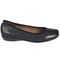 Earthies Ennis - Women's Ballet Flat - Black - outside