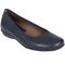 Earthies Ennis - Women's Ballet Flat - Navy - quarter main