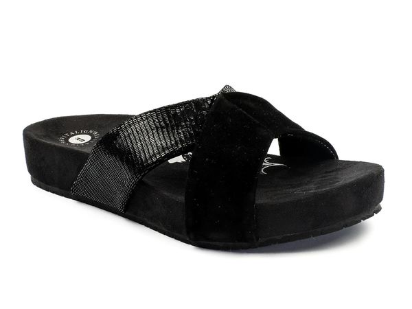 Revitalign Dragonfly - Women's Comfort Slide - Black 1