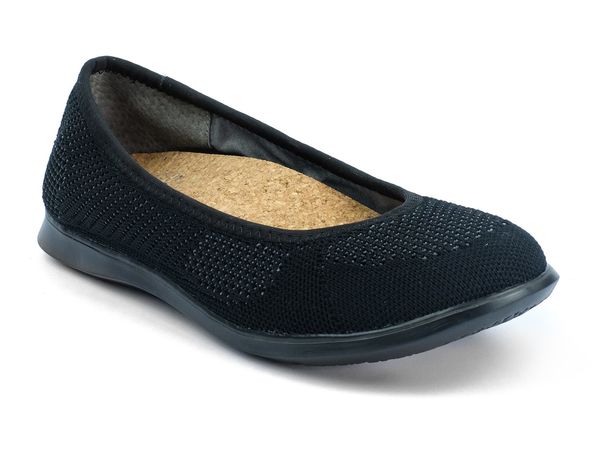 Revitalign Inca - Women's Supportive Flats - Black 1