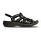 Revere Malibu - Women's Lace Up Sandal - Malibu Black Snake Side