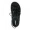 Revere Malibu Ghillie Back Strap Sandal - Women's - Black Lizard - Angle